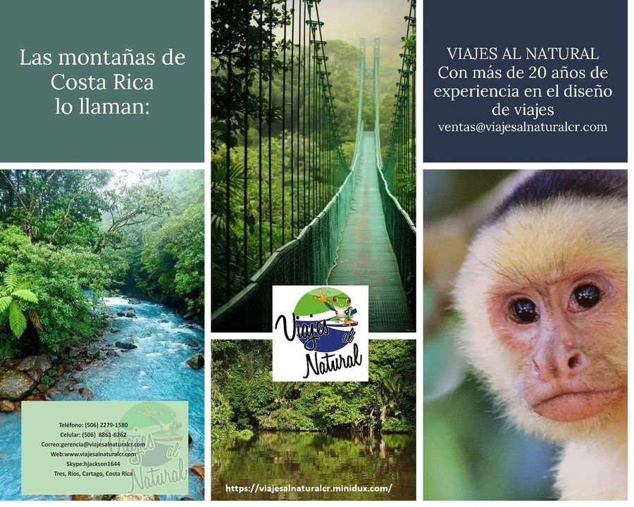 Viajes al Natural  lo invita a descubrir Costa Rica, ofrecemos sistema de reservas de hoteles,renta de autos,  tours y